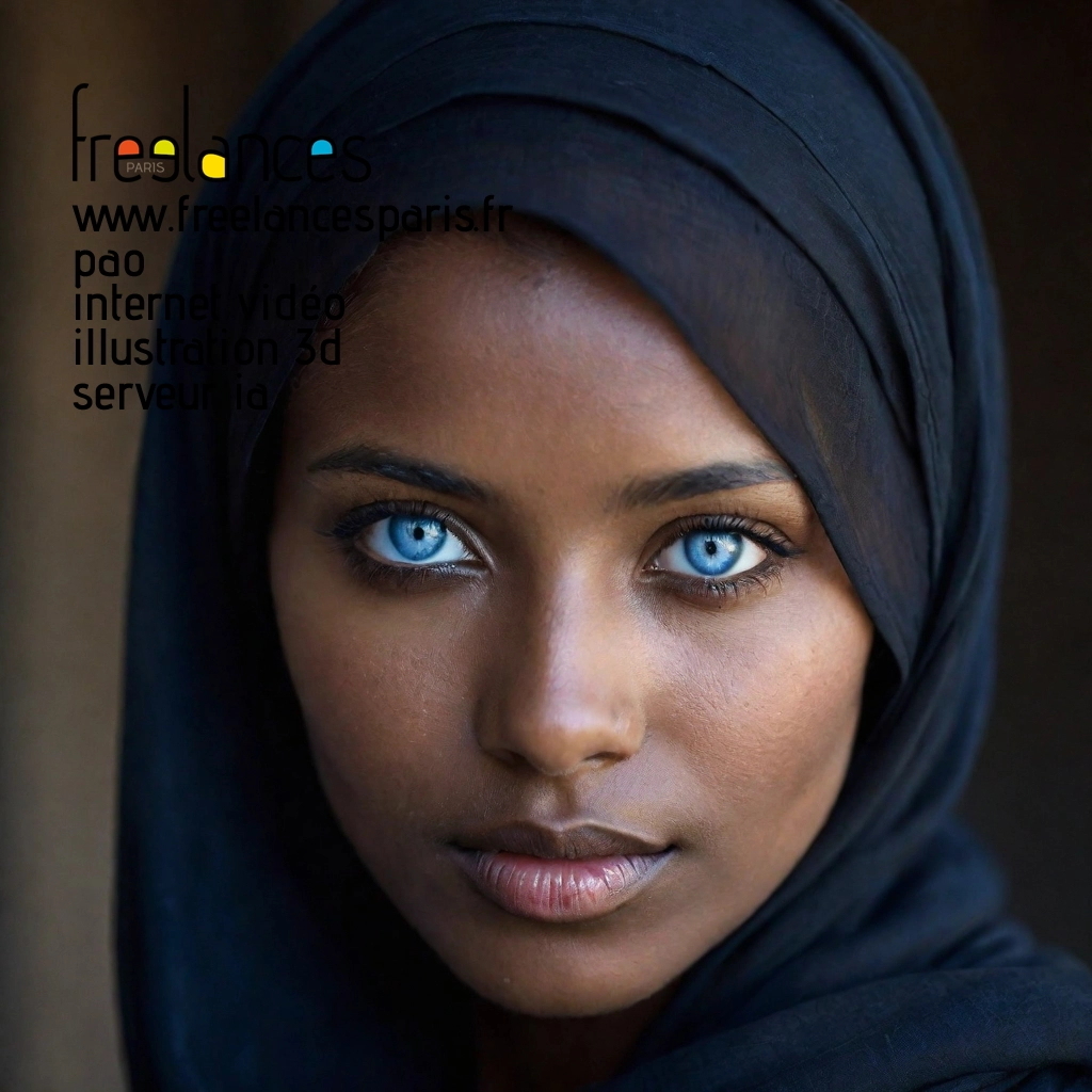 Pao mise en page internet vidéo illustration 3d serveur IA générative AI freelance paris studio de création magazines 734ruh10